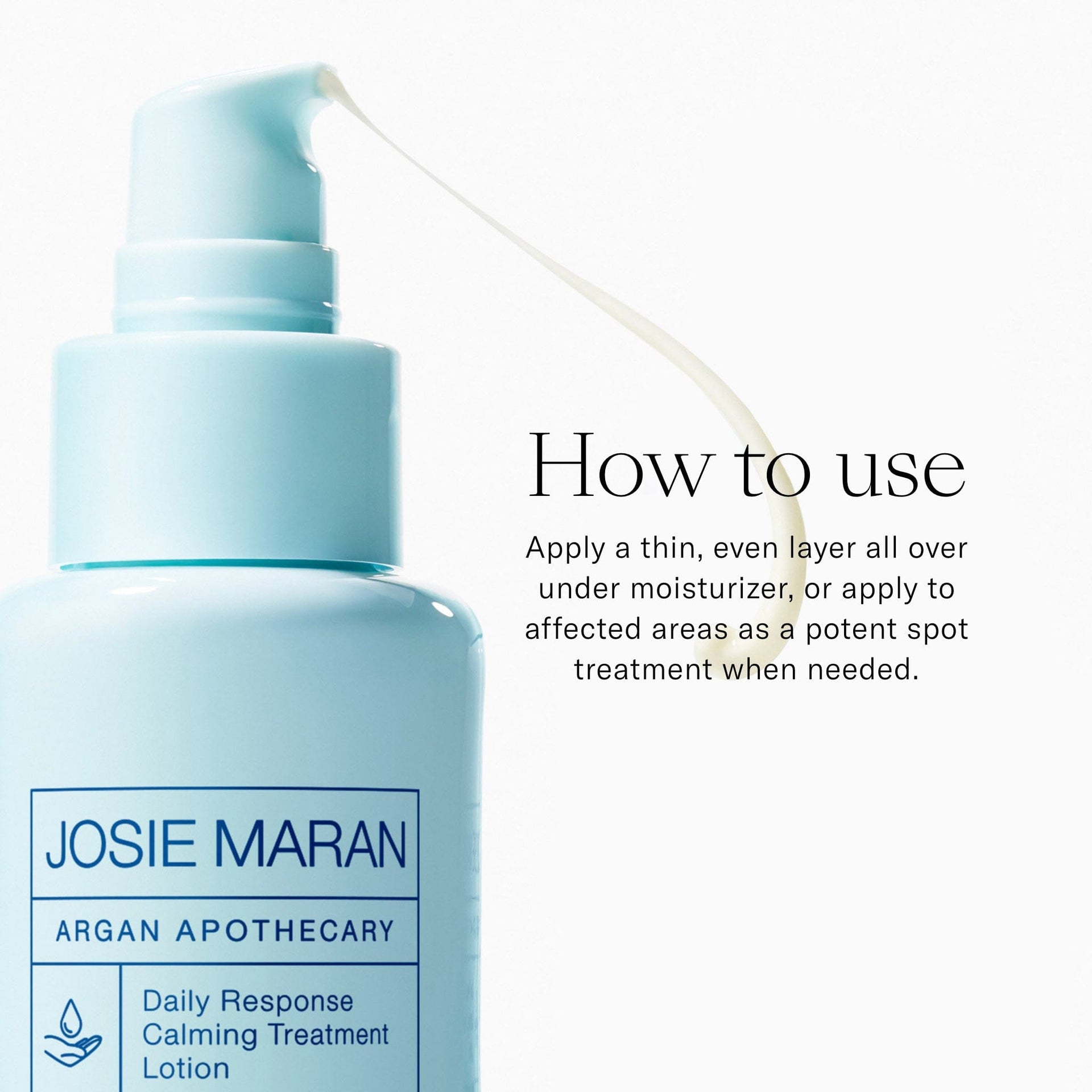 How to Use Daily Response Calming Treatment Lotion 