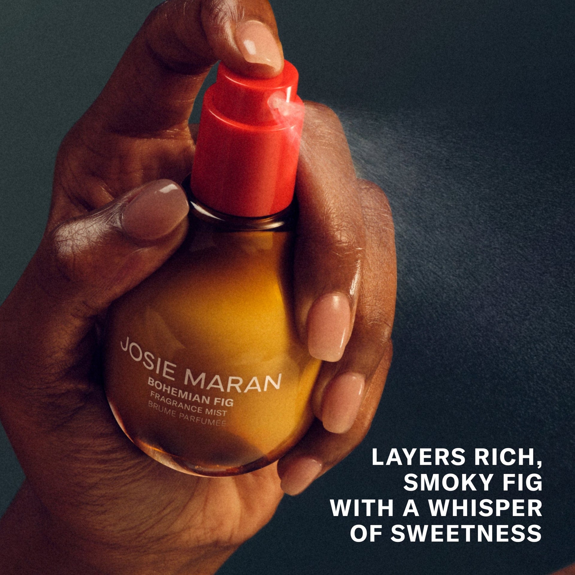 Layers rich, smoky fig with a whisper of sweetness