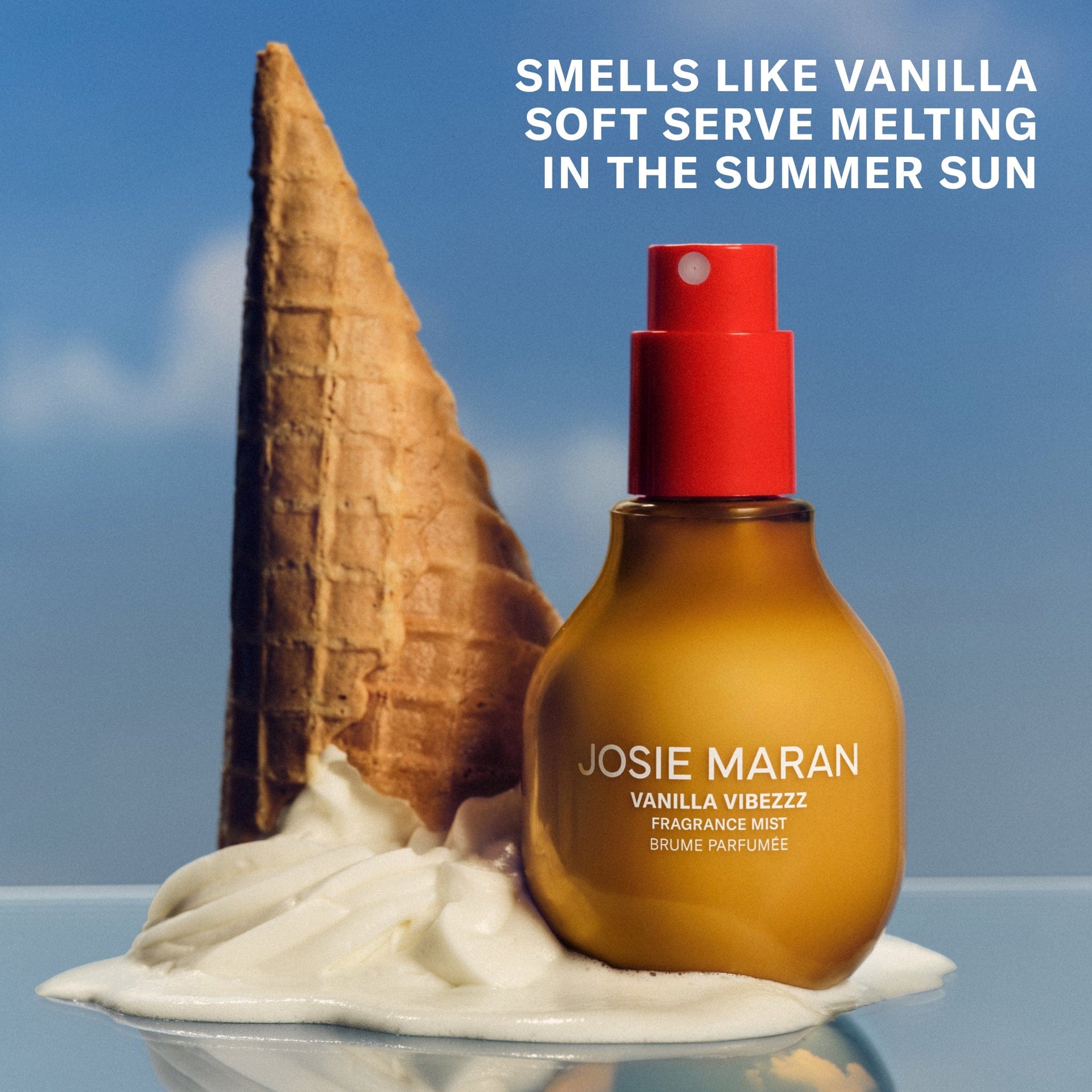 Smells like Vanilla soft melting in the summer sun