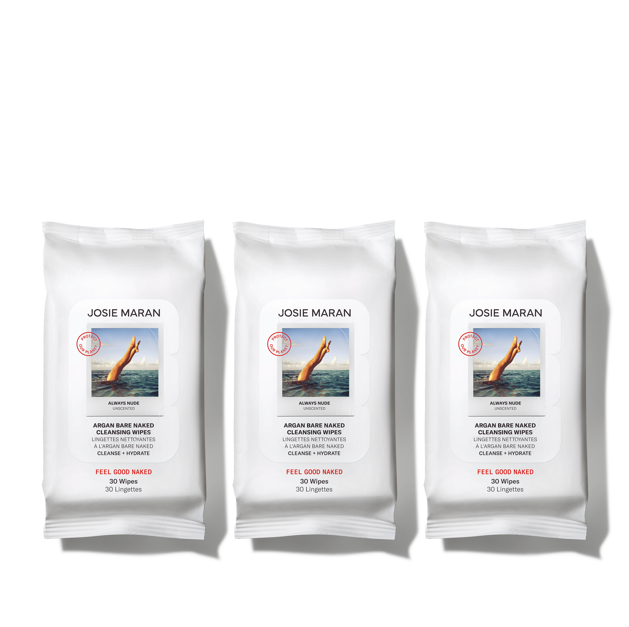 Feel Good Cleansing Wipes Trio – JOSIE MARAN