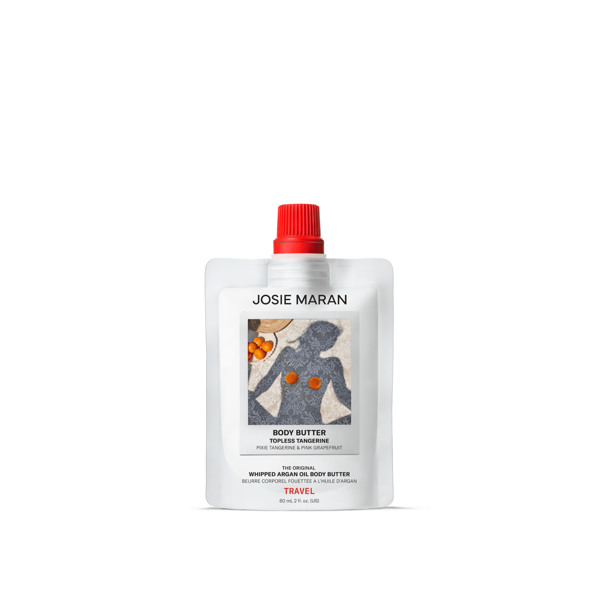 Whipped Argan Oil Body Butter Travel - Topless Tangerine