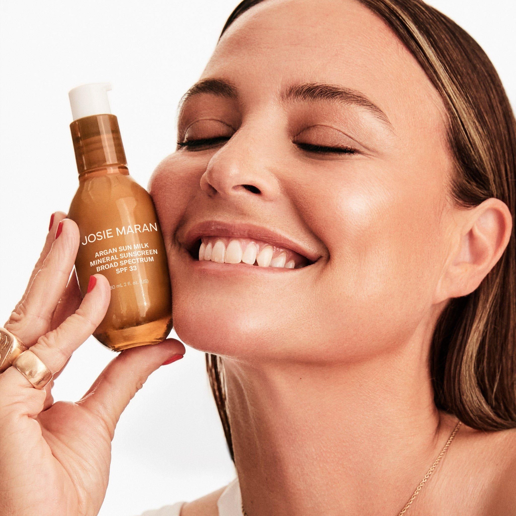 Travel-Size Argan Sun Milk Mineral Sunscreen Broad Spectrum SPF 33