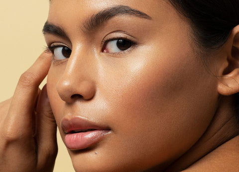 Natural Beauty Model Closeup