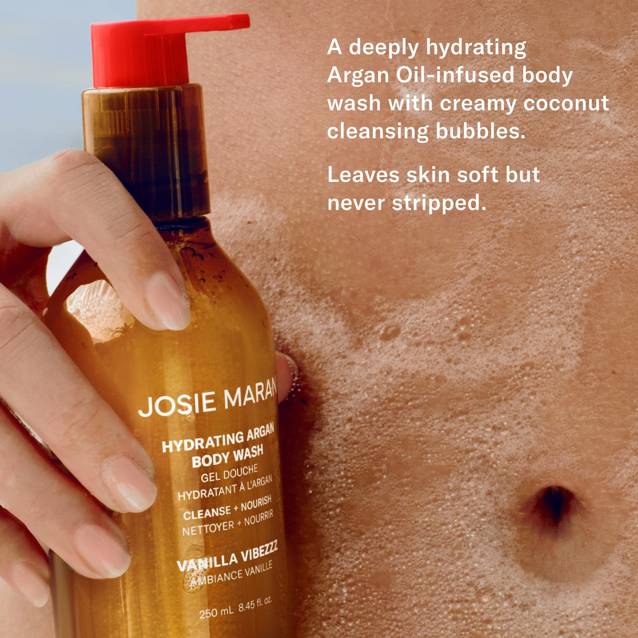 Hydrating Argan Body Wash - Vanilla Vibezzz – JOSIE MARAN