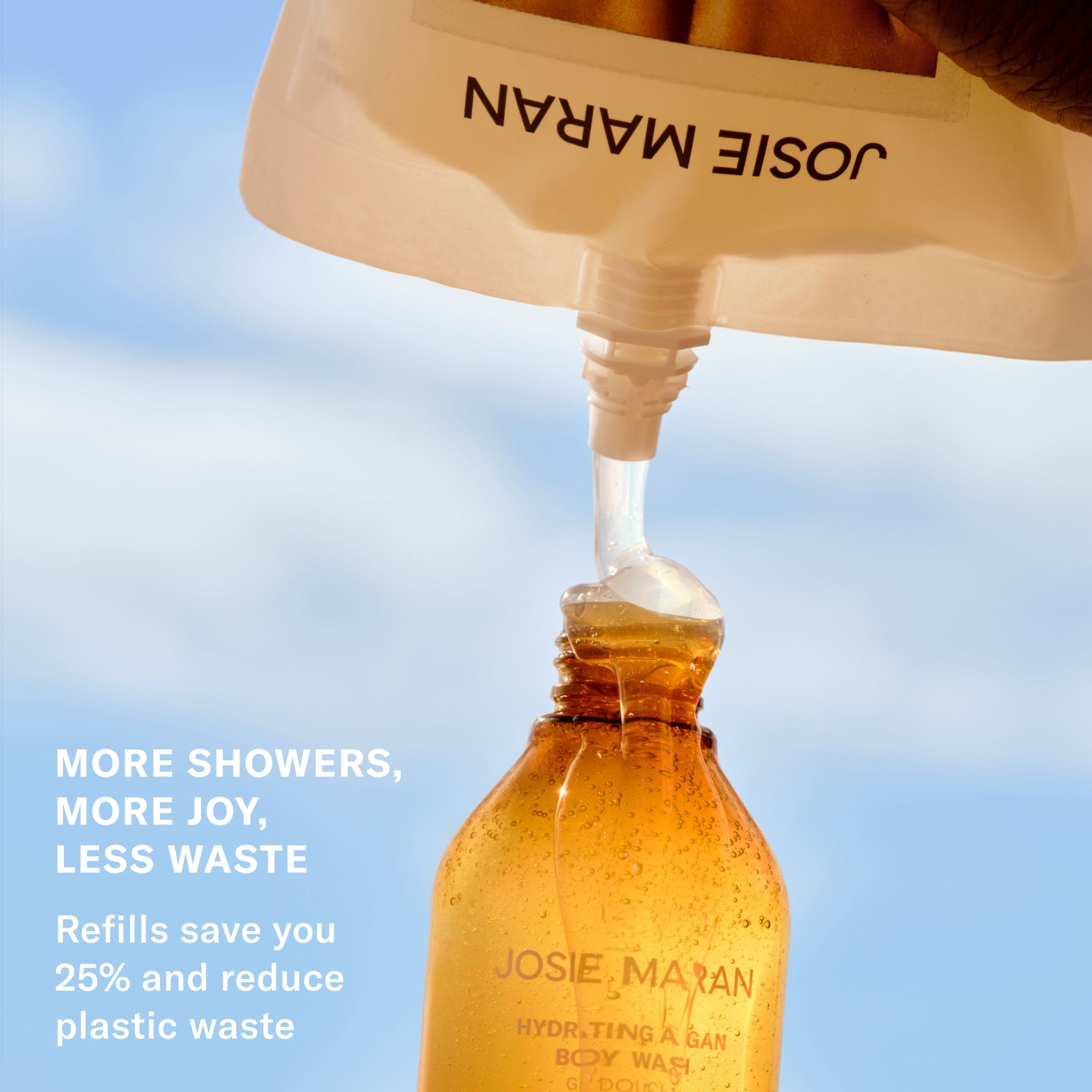Refill Hydrating Argan Body Wash - Golden Hour - JOSIE MARAN