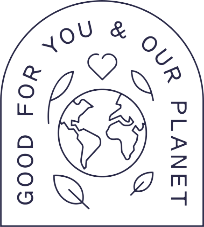 Good For You and Our Planet Icon Graphic