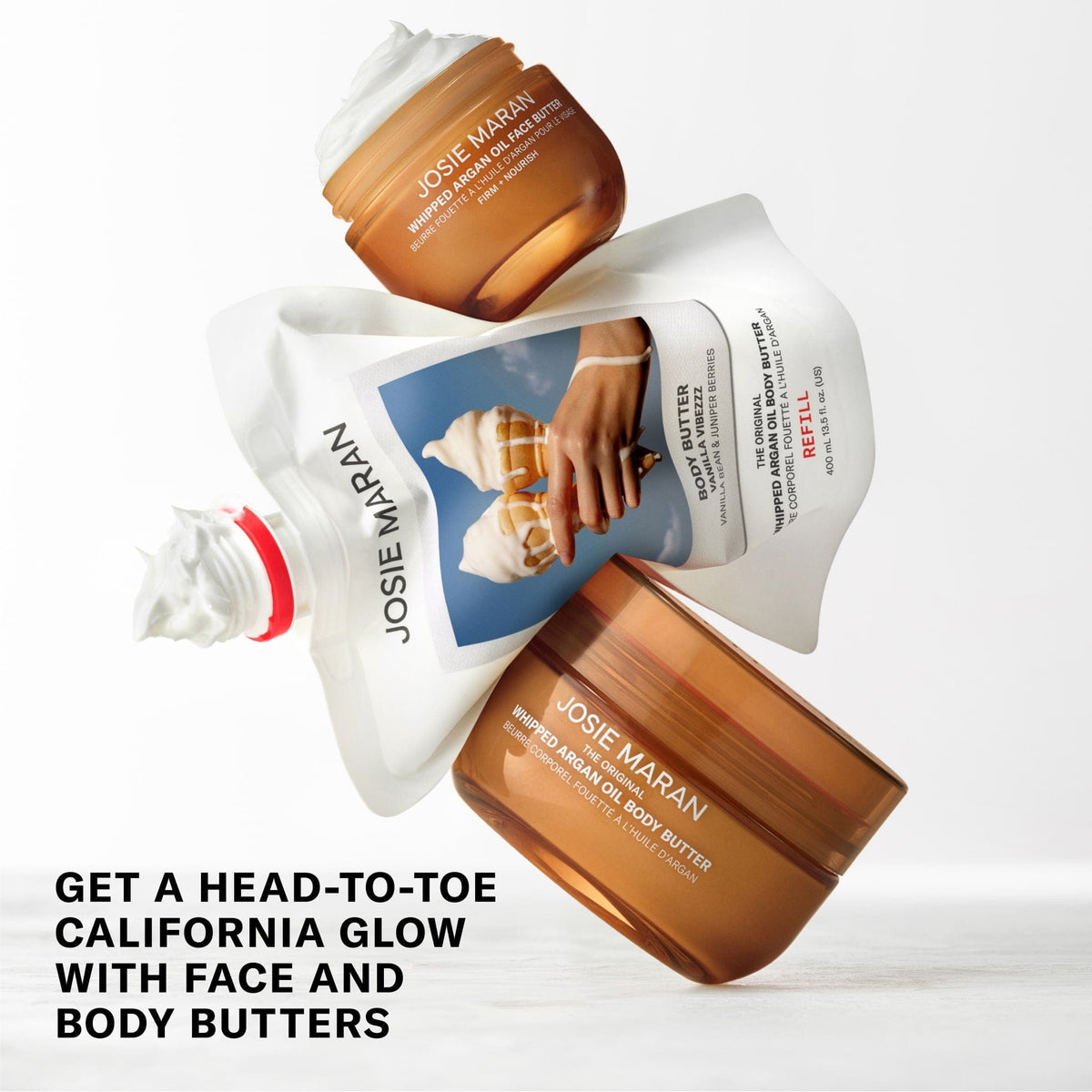 Face Buttering Whipped Argan Oil Face Butter - JOSIE MARAN