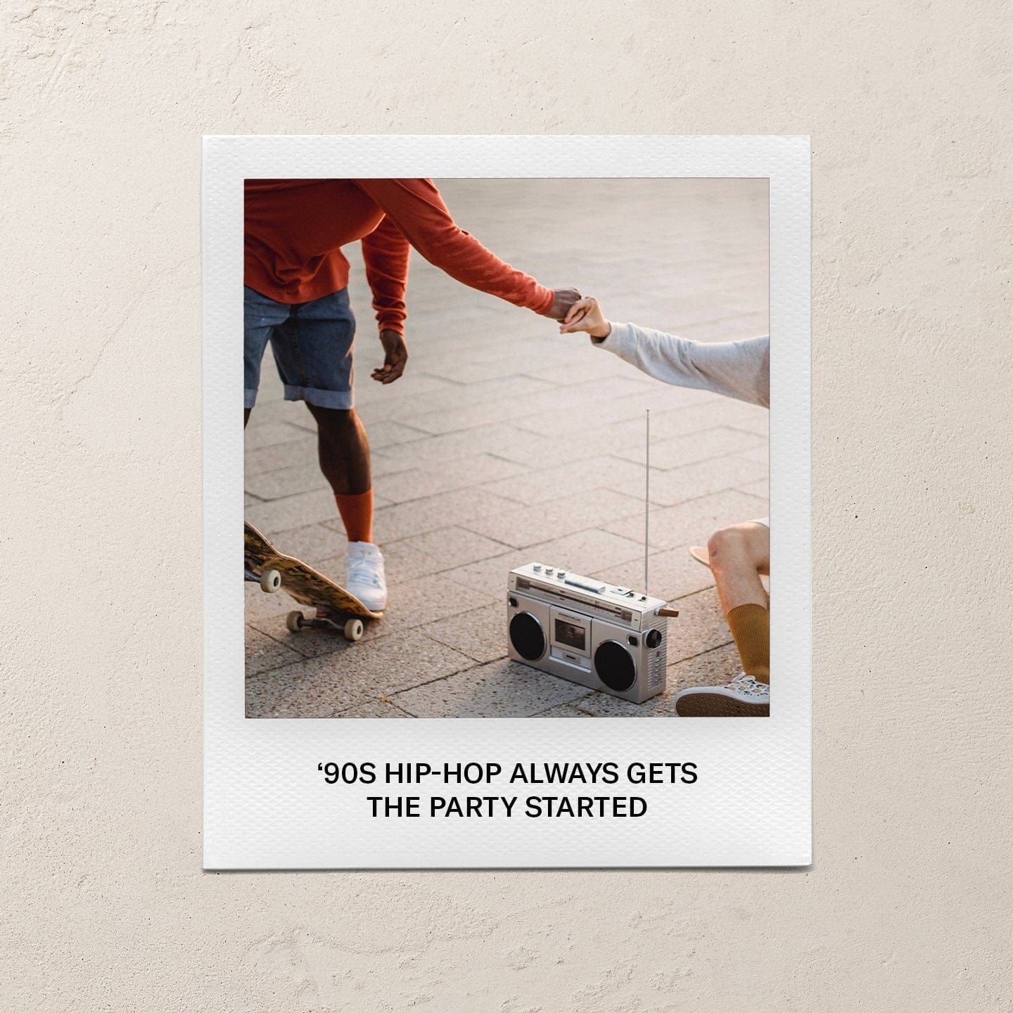 '90s hip-hip always gets the party started