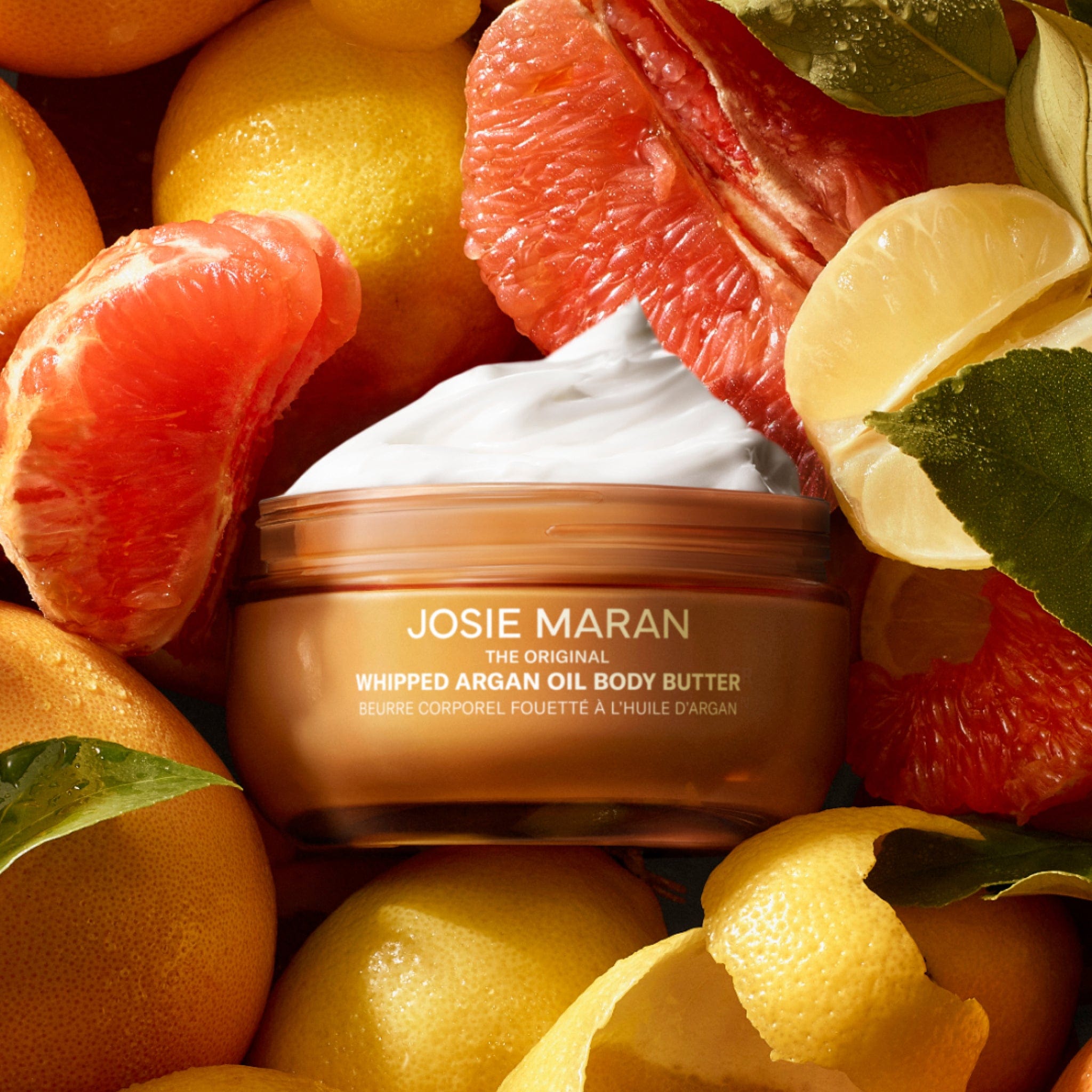 Josie Maran Whipped Argan Oil Body Butter - Peppermint Bark 20 Oz With Pump