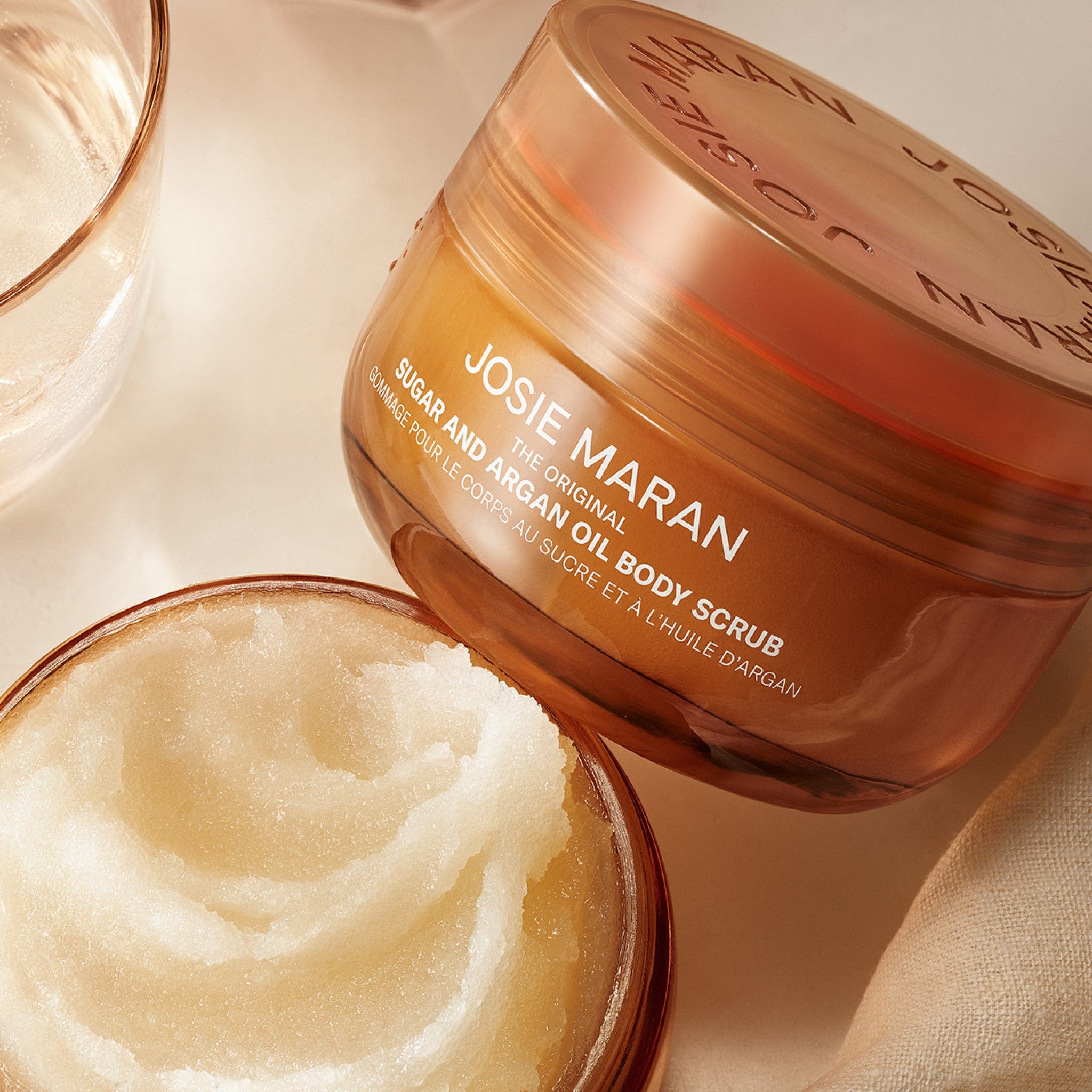 Sugar and Argan Oil Body Scrub - Vanilla Vibezzz – JOSIE MARAN